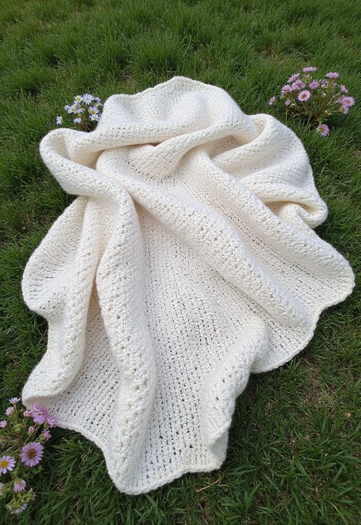 30 Free Crochet Patterns for Afghans You’ll Want to Start Now - 5. The Shell Stitch Blanket