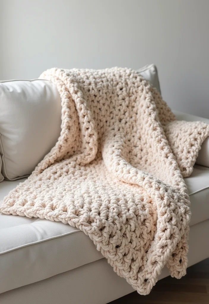 30 Lovely Baby Blanket Crochet Pattern Ideas for All Levels - 17. Cuddle-Up Blanket