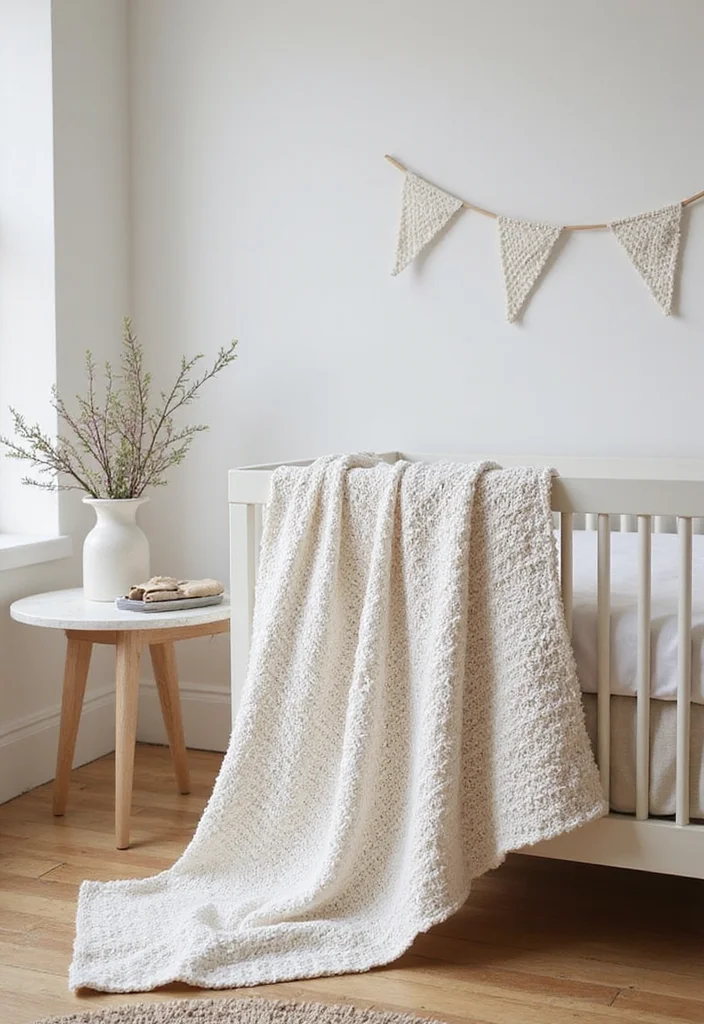30 Lovely Baby Blanket Crochet Pattern Ideas for All Levels - 22. Scandinavian Style Blanket