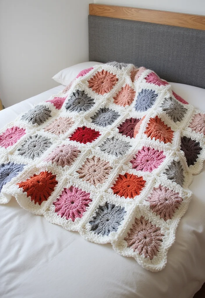 30 Lovely Baby Blanket Crochet Pattern Ideas for All Levels - 29. Patchwork Blanket