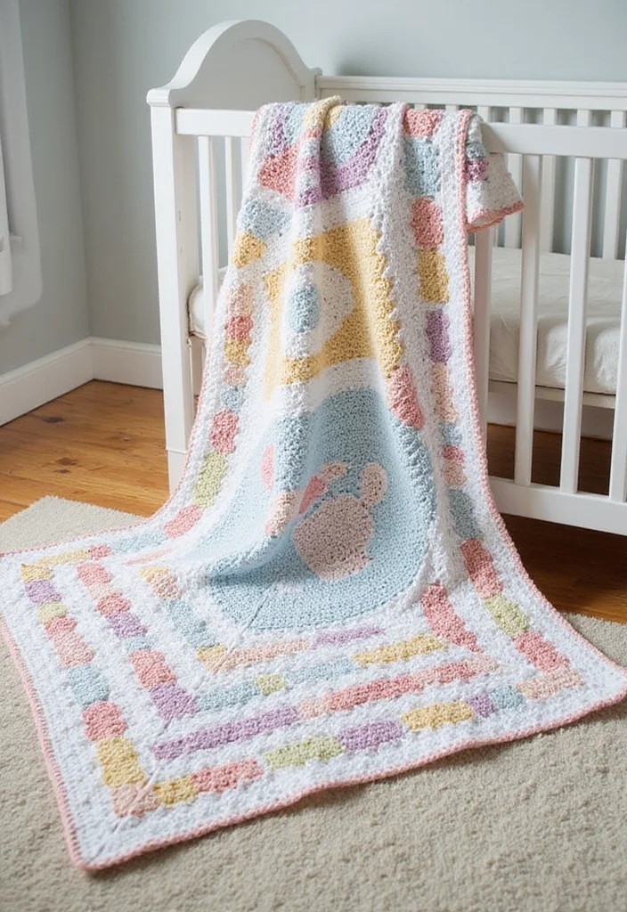 30 Lovely Baby Blanket Crochet Pattern Ideas for All Levels - 6. Corner-to-Corner (C2C) Blanket