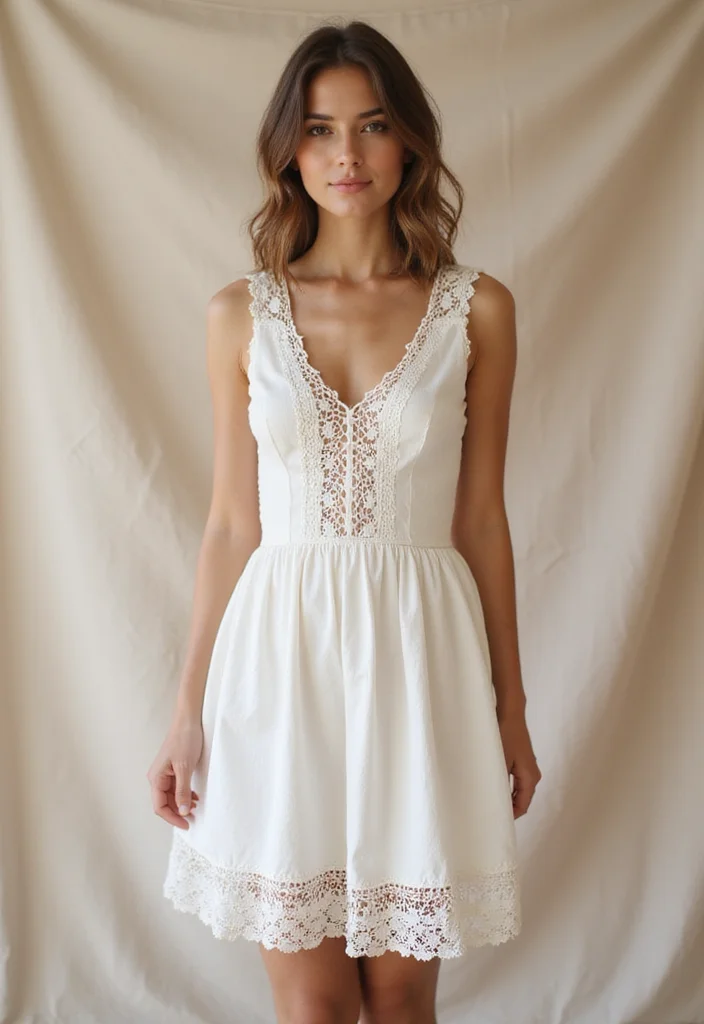 30 Lovely Crochet Baby Dress Free Pattern Designs for Little Angels - 13. Simple A-Line Dress