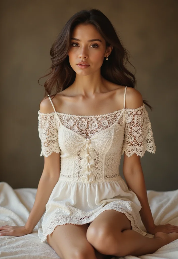 30 Lovely Crochet Baby Dress Free Pattern Designs for Little Angels - 2. Vintage Lace Dress