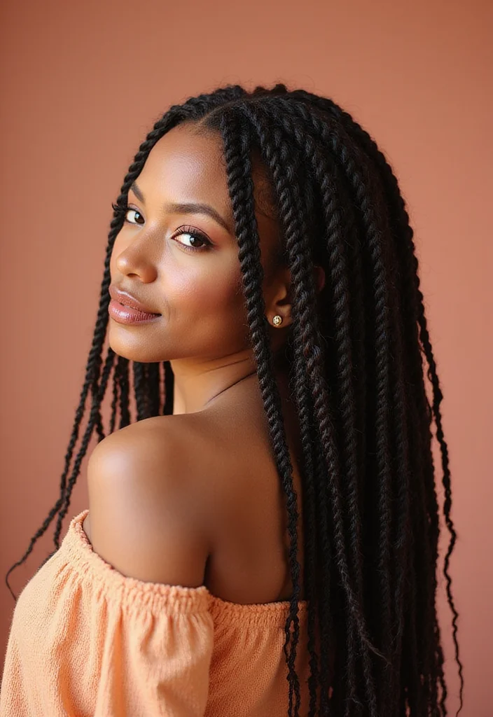 30 Stunning Crochet Hairstyles for Black Women to Inspire Your Next Look - 1. Classic Crochet Braids