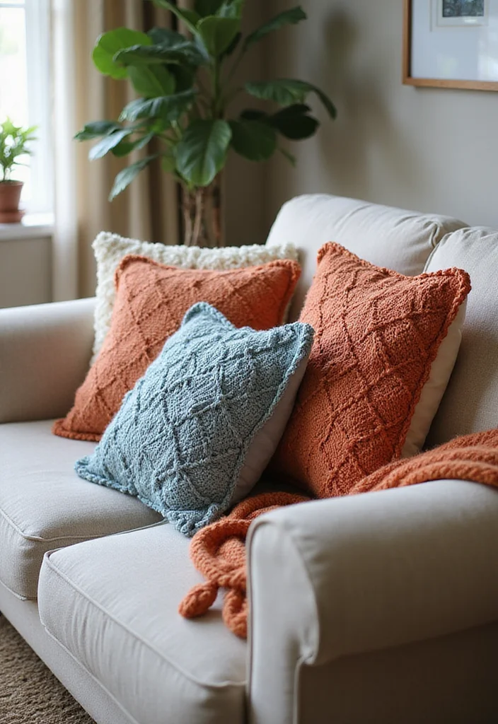 30 Stunning Crochet Hairstyles for Black Women to Inspire Your Next Look - 15. Crochet Pillow Covers