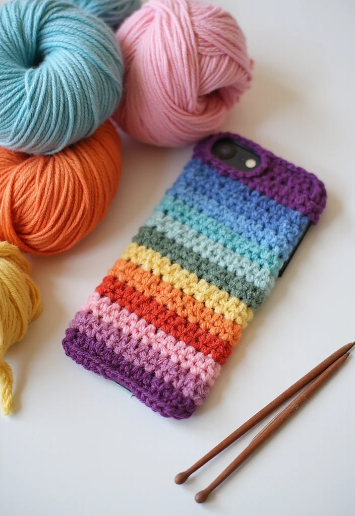 30 Stunning Crochet Hairstyles for Black Women to Inspire Your Next Look - 21. Crochet Phone Cases