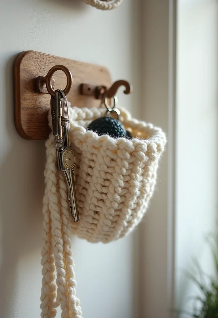 30 Stunning Crochet Hairstyles for Black Women to Inspire Your Next Look - 29. Crochet Key Holder