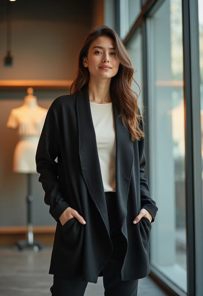 30 Stylish Crochet Cardigan Pattern Free Women Designs - 25. Asymmetrical Cardigan