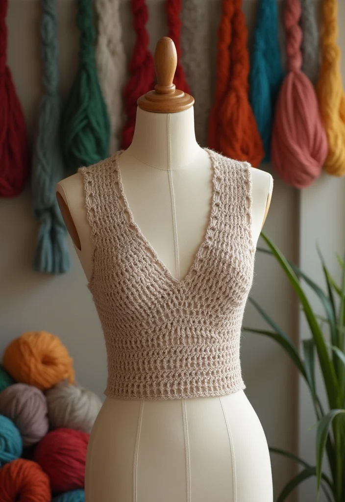 30 Trendy Crochet Tank Top Free Pattern Designs for Summer - 1. The Classic Summer Vibe