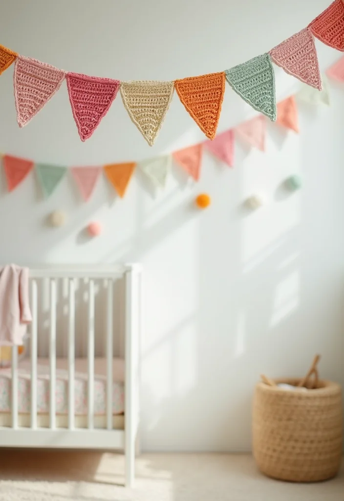 Baby Crochet Patterns Free: Sweet Infant Project Guide with 20 Tender Visual Inspirations - 11. Festive Crochet Bunting