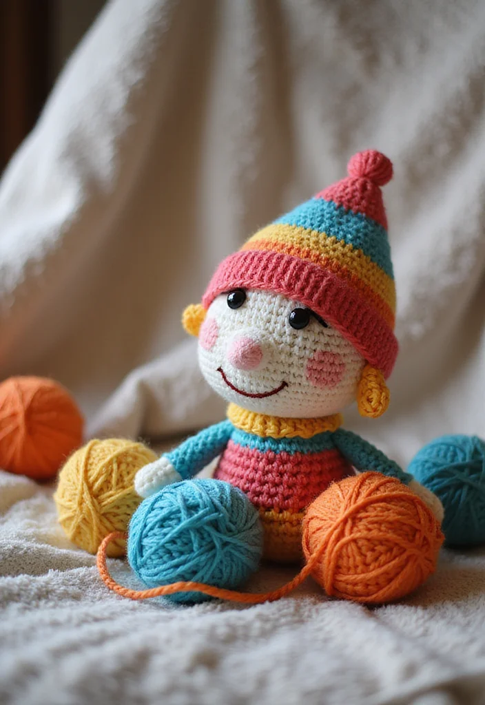 Baby Crochet Patterns Free: Sweet Infant Project Guide with 20 Tender Visual Inspirations - 9. Whimsical Crochet Toy