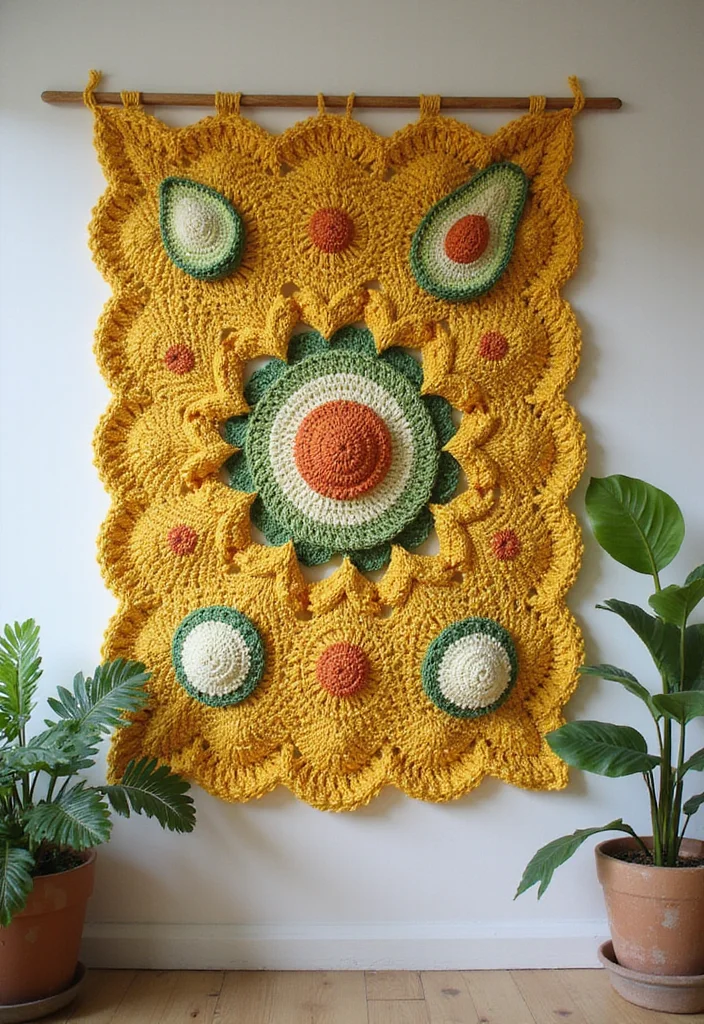 C2C Crochet Pattern Free: Corner-to-Corner Guide with 18 Colorful Visual Inspirations - 10. Retro Vibes