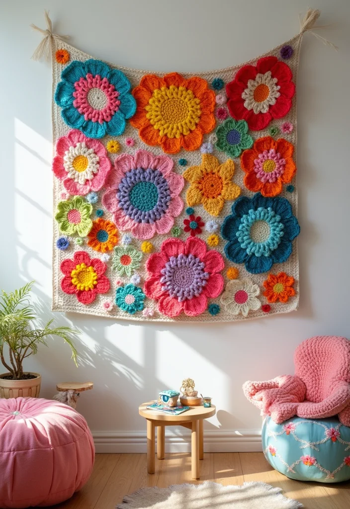 C2C Crochet Pattern Free: Corner-to-Corner Guide with 18 Colorful Visual Inspirations - 17. Colorful Collage