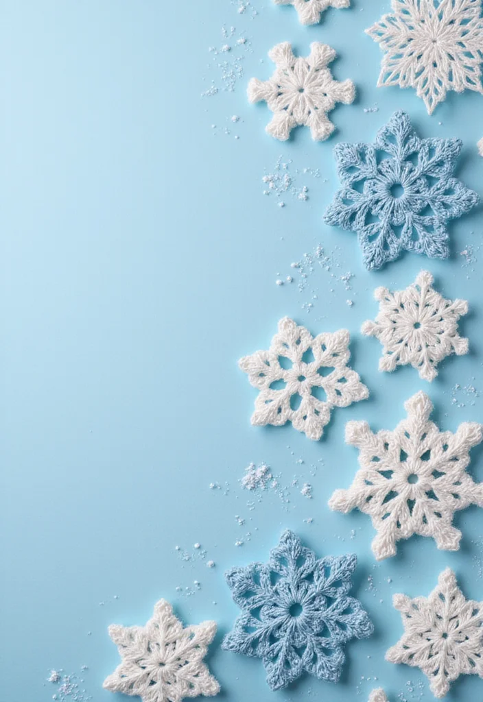 Christmas Crochet Patterns Free: Festive DIY Guide with 19 Holiday Visual Inspirations - 1. Charming Crochet Snowflakes