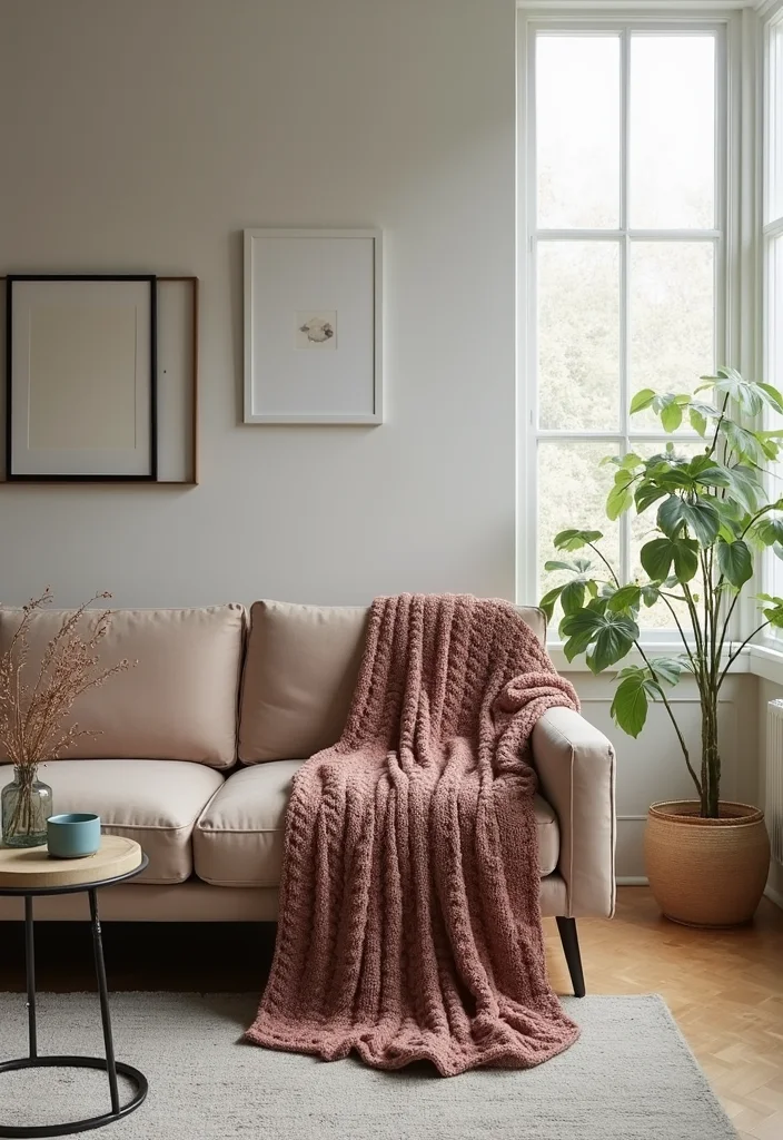 Crochet Afghan Patterns Free: Cozy Designs with 20 Warm Visual Inspirations to Spark Ideas - 11. Easy Two-Color Afghan