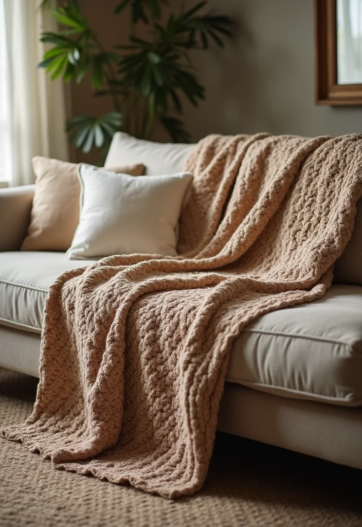 Crochet Afghan Patterns Free: Cozy Designs with 20 Warm Visual Inspirations to Spark Ideas - 2. Woven Ripple Afghan