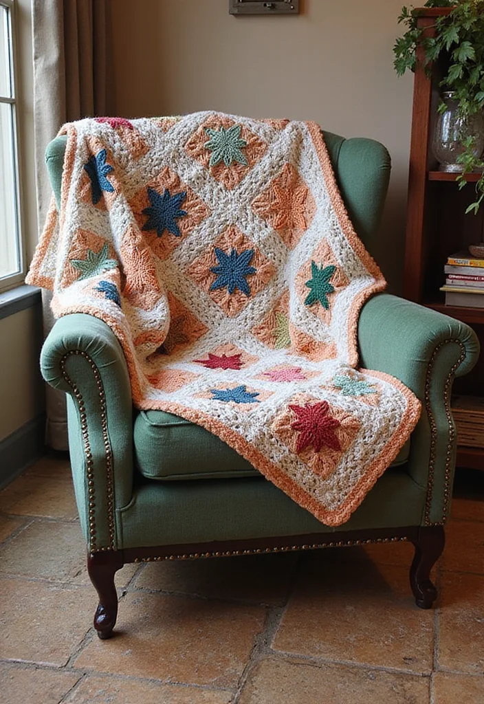 Crochet Afghan Patterns Free: Cozy Designs with 20 Warm Visual Inspirations to Spark Ideas - 20. Themed Afghan