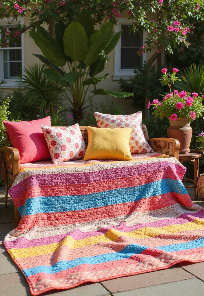 Crochet Afghan Patterns Free: Cozy Designs with 20 Warm Visual Inspirations to Spark Ideas - 5. Color Block Afghan