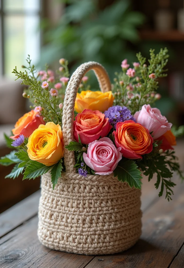 Crochet Basket Pattern Free: Storage & Home Décor Guide with 18 Minimal Visual Inspirations - 12. Seasonal Decor Baskets