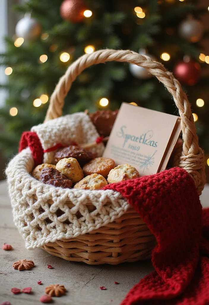 Crochet Basket Pattern Free: Storage & Home Décor Guide with 18 Minimal Visual Inspirations - 13. Crochet Gift Baskets