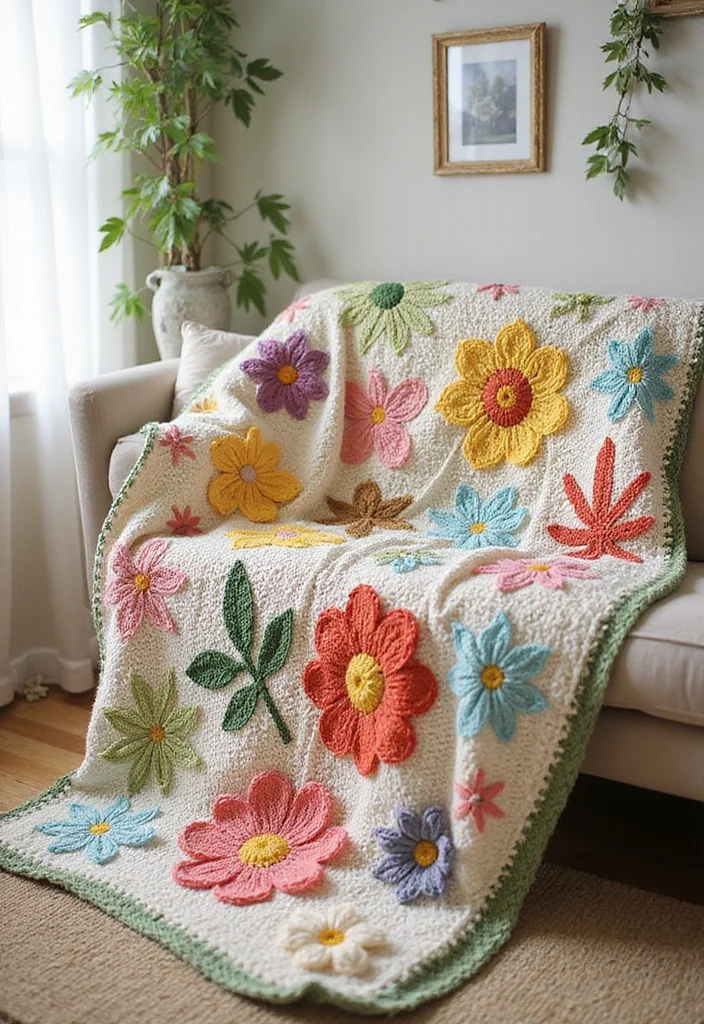 Crochet Blanket Patterns Free: Cozy Home Project Guide with 19 Warm Visual Inspirations - 15. Seasonal Shift