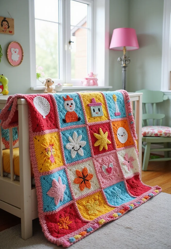 Crochet Blanket Patterns Free: Cozy Home Project Guide with 19 Warm Visual Inspirations - 16. Child's Play