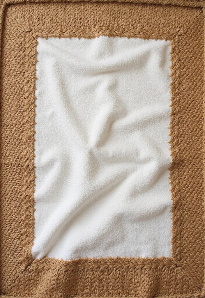 Crochet Borders for Blankets Guide with 18 Elegant Visual Inspirations - 12. Basketweave Border