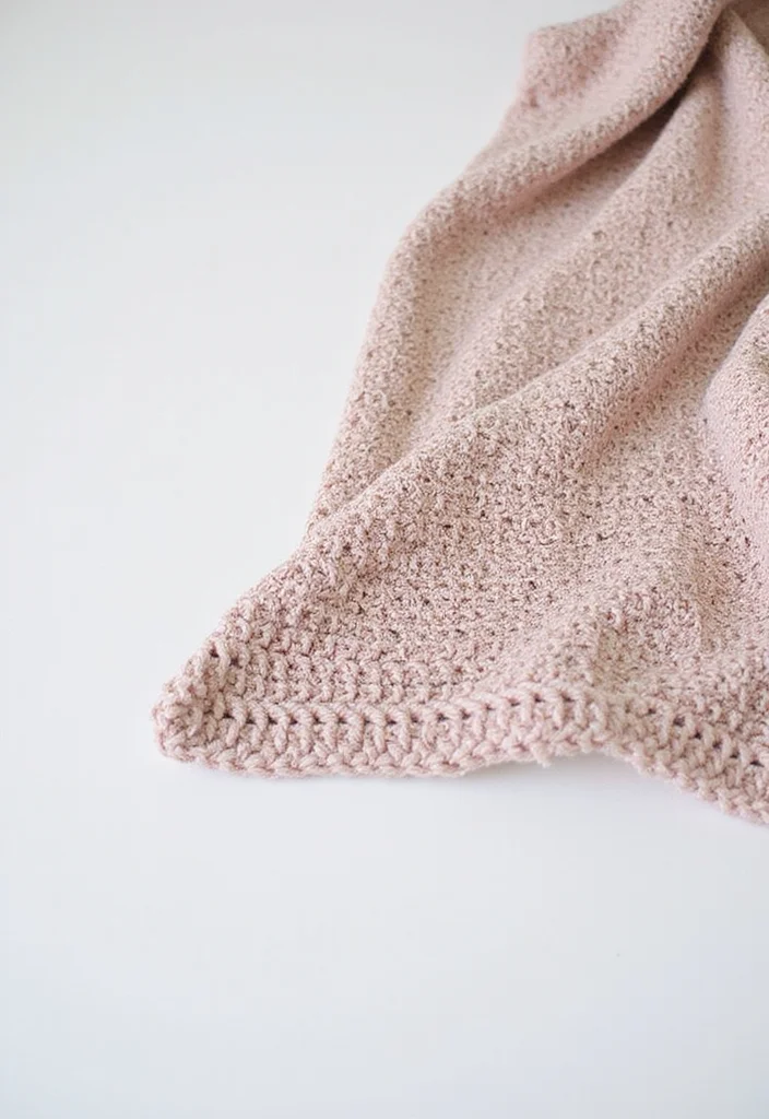 Crochet Borders for Blankets Guide with 18 Elegant Visual Inspirations - 3. Simple Double Crochet Edge