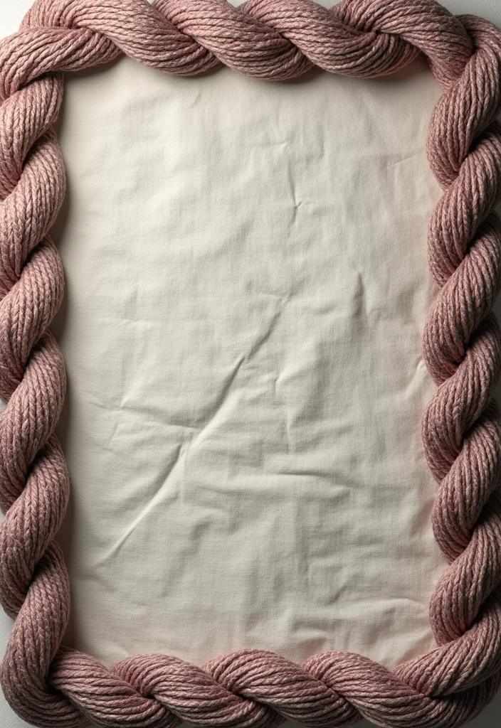 Crochet Borders for Blankets Guide with 18 Elegant Visual Inspirations - 5. Twisted Rope Border