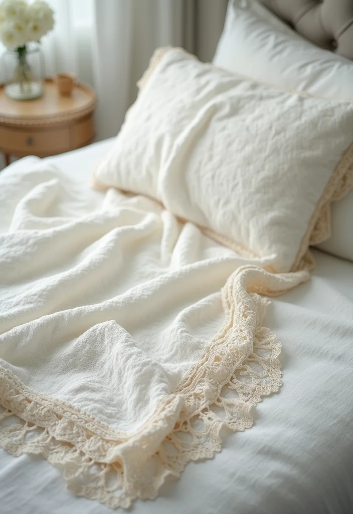 Crochet Borders for Blankets Guide with 18 Elegant Visual Inspirations - 7. Lace Edging