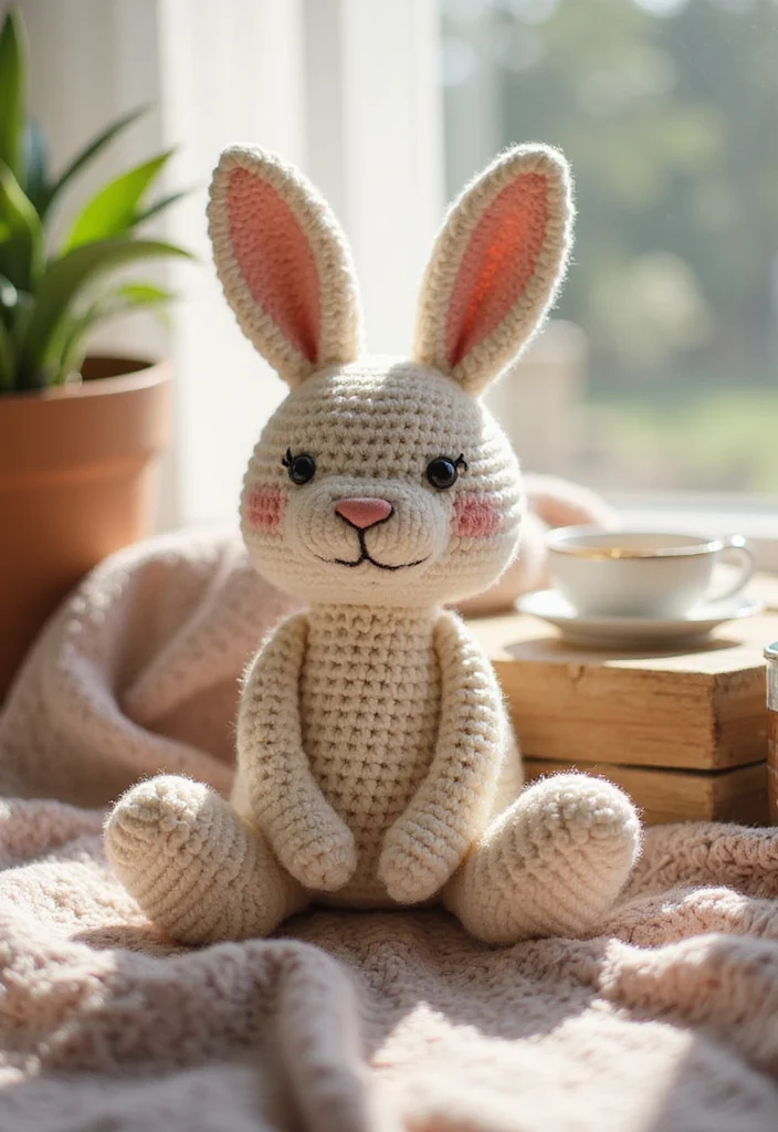 Crochet Bunny Pattern Free: Cute Amigurumi Guide with 18 Soft Visual Inspirations - 1. Classic Crochet Bunny
