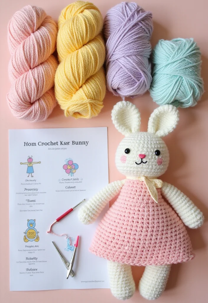 Crochet Bunny Pattern Free: Cute Amigurumi Guide with 18 Soft Visual Inspirations - 14. Bunny DIY Kits
