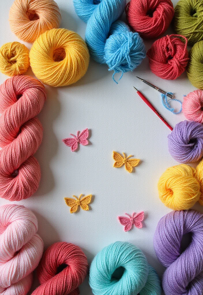 Crochet Butterfly Free Pattern: Delicate Design Guide with 17 Elegant Visual Inspirations - 15. Butterfly Craft Kits