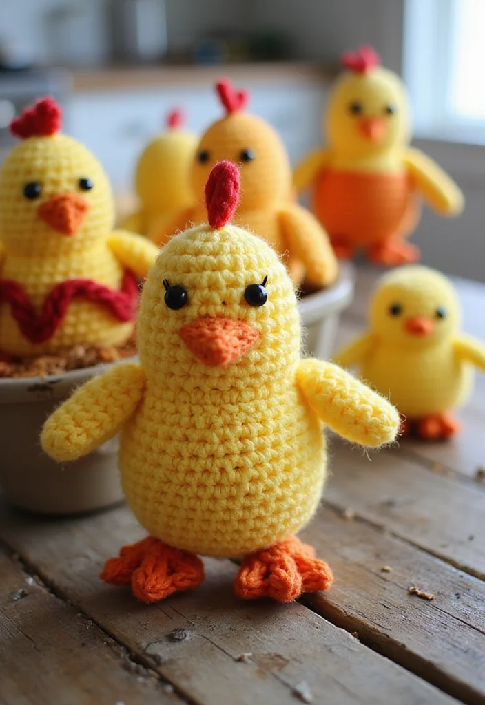 Crochet Chicken Pattern Free: Cute Farm Amigurumi Guide with 19 Fun Visual Inspirations - 6. Colorful Egg Cozies