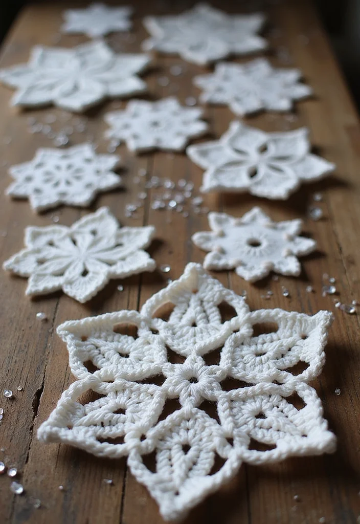 Crochet Christmas Ornaments Free: Holiday Décor Guide with 20 Festive Visual Inspirations - 1. Classic Crochet Snowflakes