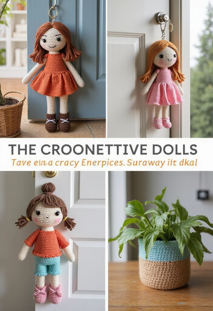 Crochet Dolls Free Patterns: Adorable Amigurumi Guide with 19 Cute Visual Inspirations - 10. Functional Crochet Dolls