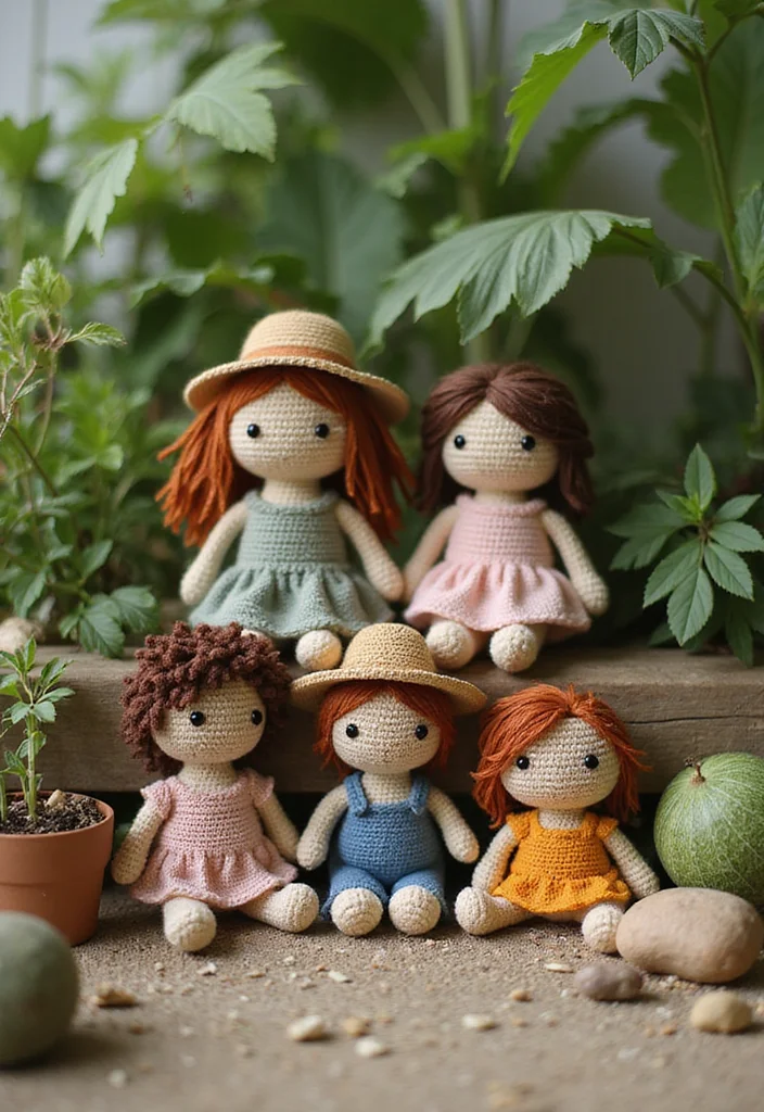 Crochet Dolls Free Patterns: Adorable Amigurumi Guide with 19 Cute Visual Inspirations - 15. Eco-Friendly Crochet Dolls