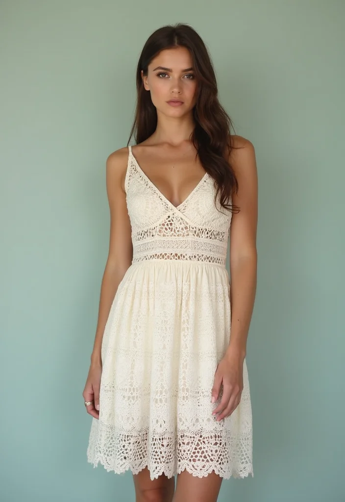 Crochet Dress Pattern Free: A Complete Step-by-Step Guide with 20 Stunning Visual Inspirations - 1. The Classic A-Line Crochet Dress