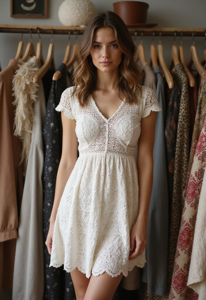 Crochet Dress Pattern Free: A Complete Step-by-Step Guide with 20 Stunning Visual Inspirations - 15. Timeless Crochet Shift Dress