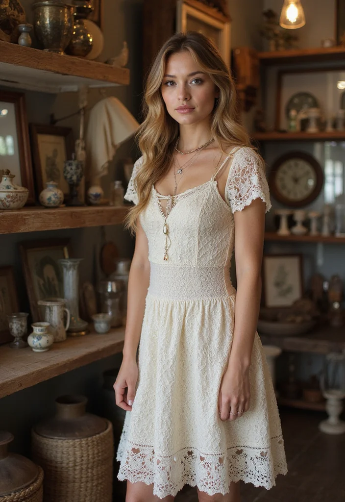 Crochet Dress Pattern Free: A Complete Step-by-Step Guide with 20 Stunning Visual Inspirations - 20. Vintage-Inspired Crochet Dress