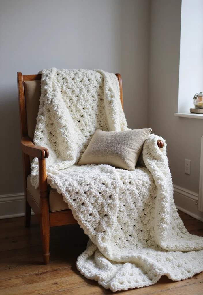 Crochet Gifts for Men: Practical Handmade Ideas with 17 Masculine Visual Inspirations - 2. Chunky Crochet Blanket