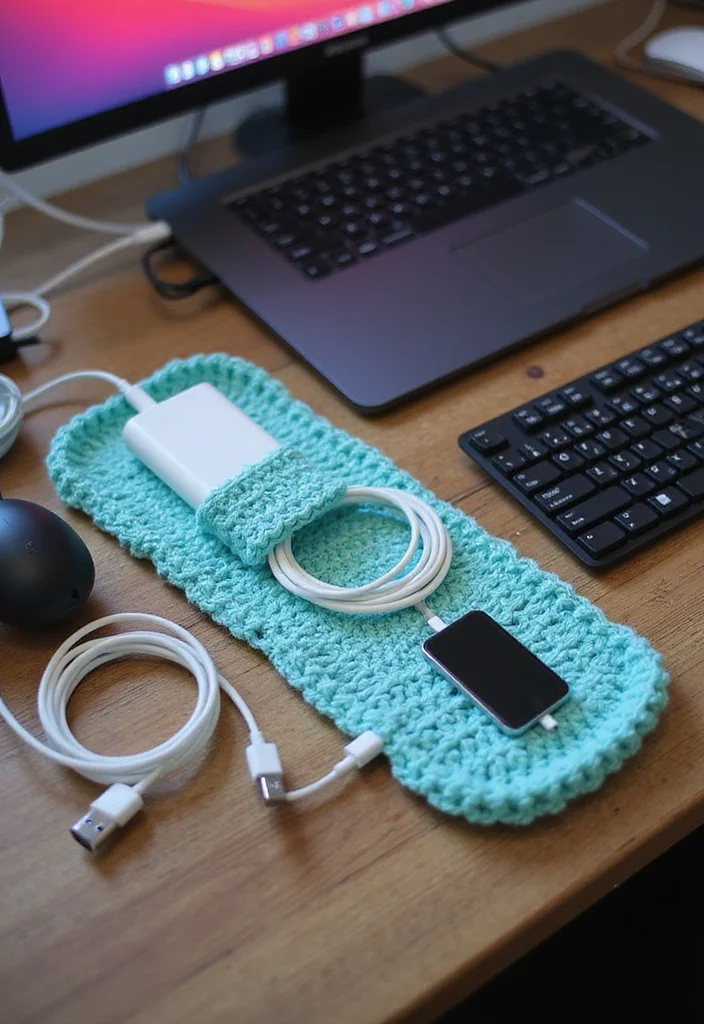 Crochet Gifts for Men: Practical Handmade Ideas with 17 Masculine Visual Inspirations - 8. Crochet Cable Wrap