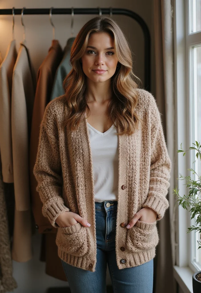 Crochet Granny Square Cardigan Guide with 20 Creative Visual Inspirations - 14. Granny Square Cardigans with Pockets