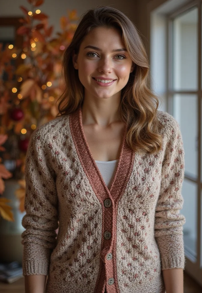 Crochet Granny Square Cardigan Guide with 20 Creative Visual Inspirations - 3. Seasonal Themes