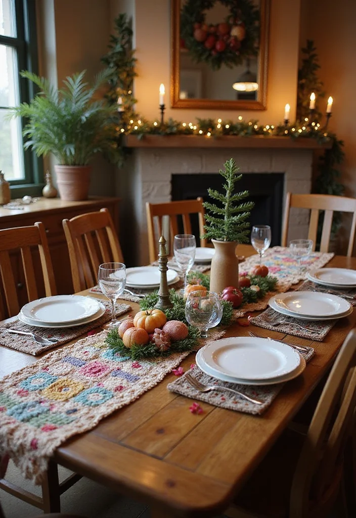 Crochet Granny Square Pattern: Classic Design Guide with 20 Timeless Visual Inspirations - 14. Seasonal Decor with Granny Squares