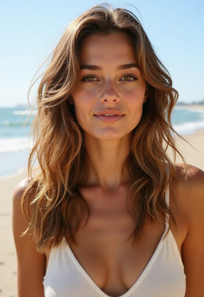 Crochet Hair Styles Freetress Guide: 20 Trendy Visual Inspirations - 15. Effortless Beachy Waves