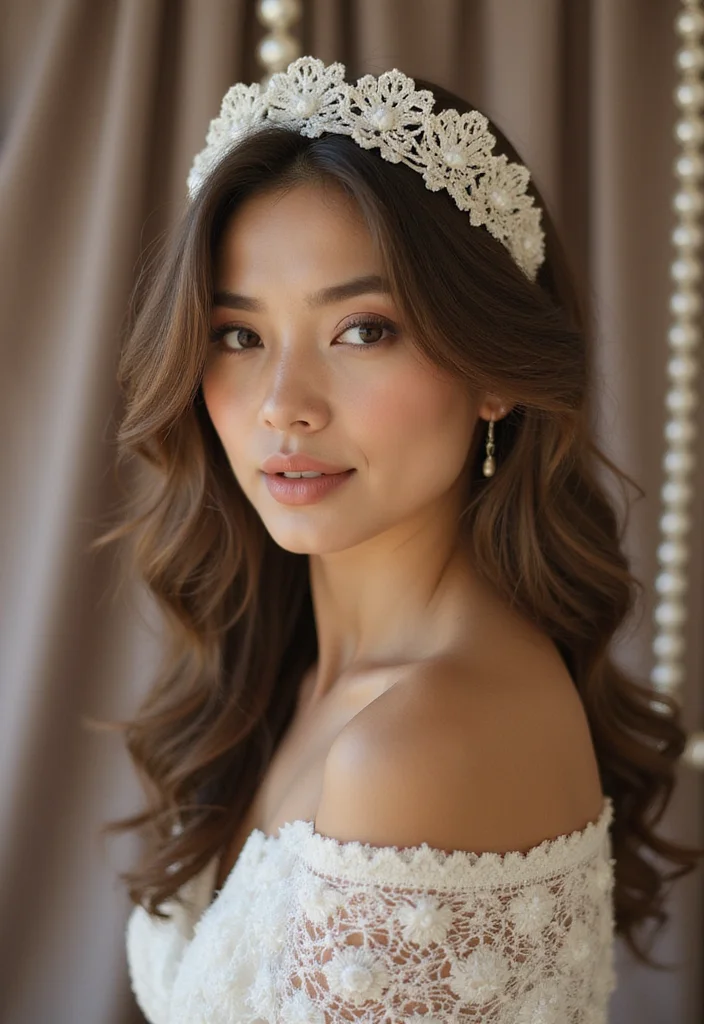 Crochet Headband Pattern Free: Easy DIY Guide with 17 Charming Visual Inspirations - 12. Vintage Lace Headband