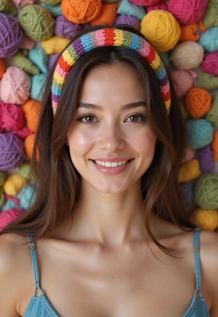 Crochet Headband Pattern Free: Easy DIY Guide with 17 Charming Visual Inspirations - 13. Rainbow Striped Headband