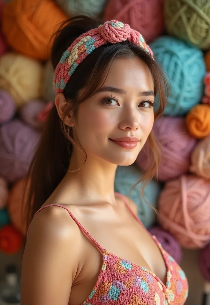 Crochet Headband Pattern Free: Easy DIY Guide with 17 Charming Visual Inspirations - 8. Grown-Up Ponytail Holder