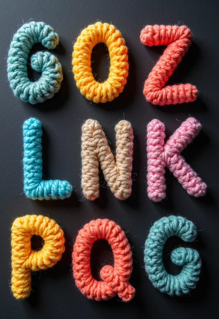 Crochet Keychain Pattern Free: Quick Mini Project Guide with 19 Fun Visual Inspirations - 5. Personalized Initials